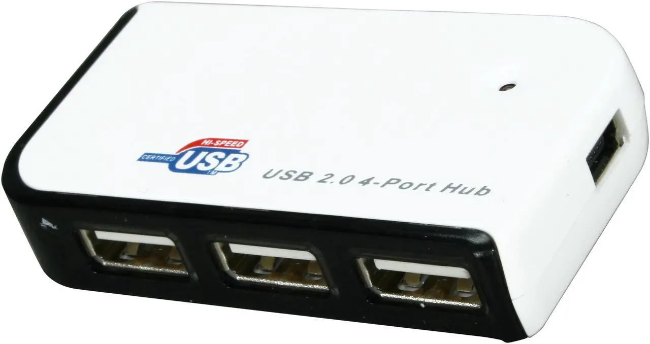 Main image of GWC HU2G40 USB 2.0 4-Port Hub with 2.5A Power Adapter, Bus-power/Self-power Modes