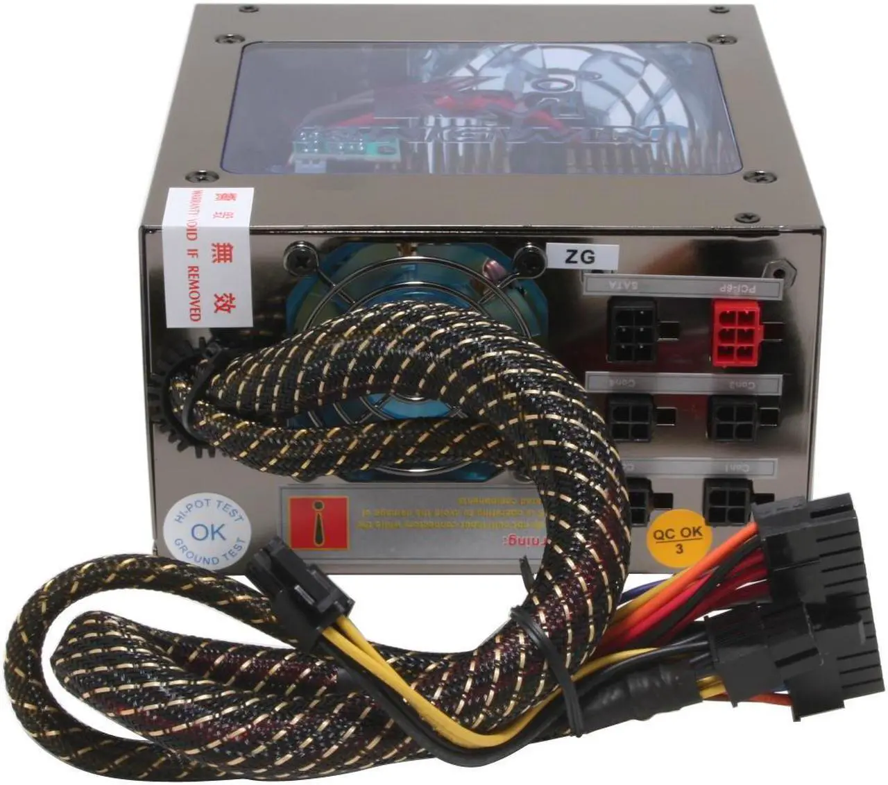 Alt view image 3 of 8 - KINGWIN ABT-600CW 600W ATX 12V Ver.2.2 SLI Certified CrossFire Ready Modular Power Supply