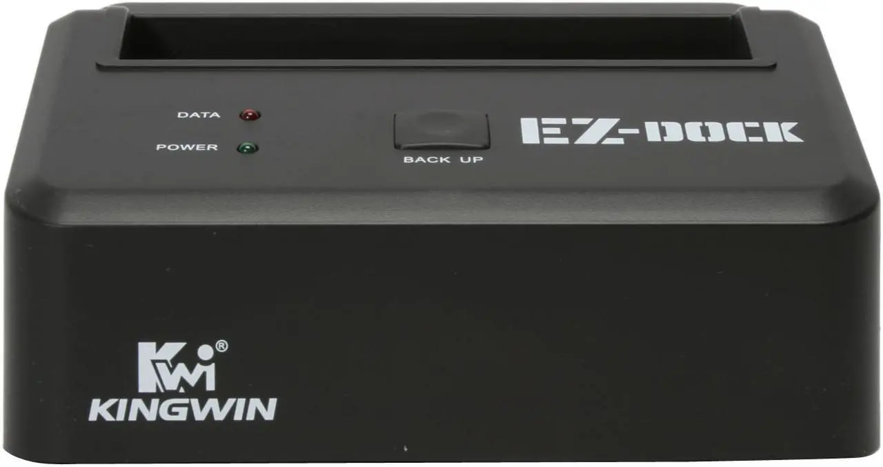 Alt view image 2 of 10 - KINGWIN EZD-2535 2.5" & 3.5" Black SATA USB 2.0 & eSATA Hard Drive Docking Station