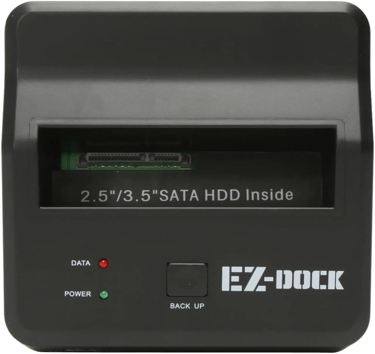 Alt view image 4 of 10 - KINGWIN EZD-2535 2.5" & 3.5" Black SATA USB 2.0 & eSATA Hard Drive Docking Station