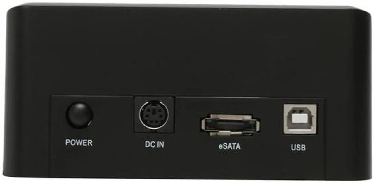 Alt view image 6 of 10 - KINGWIN EZD-2535 2.5" & 3.5" Black SATA USB 2.0 & eSATA Hard Drive Docking Station