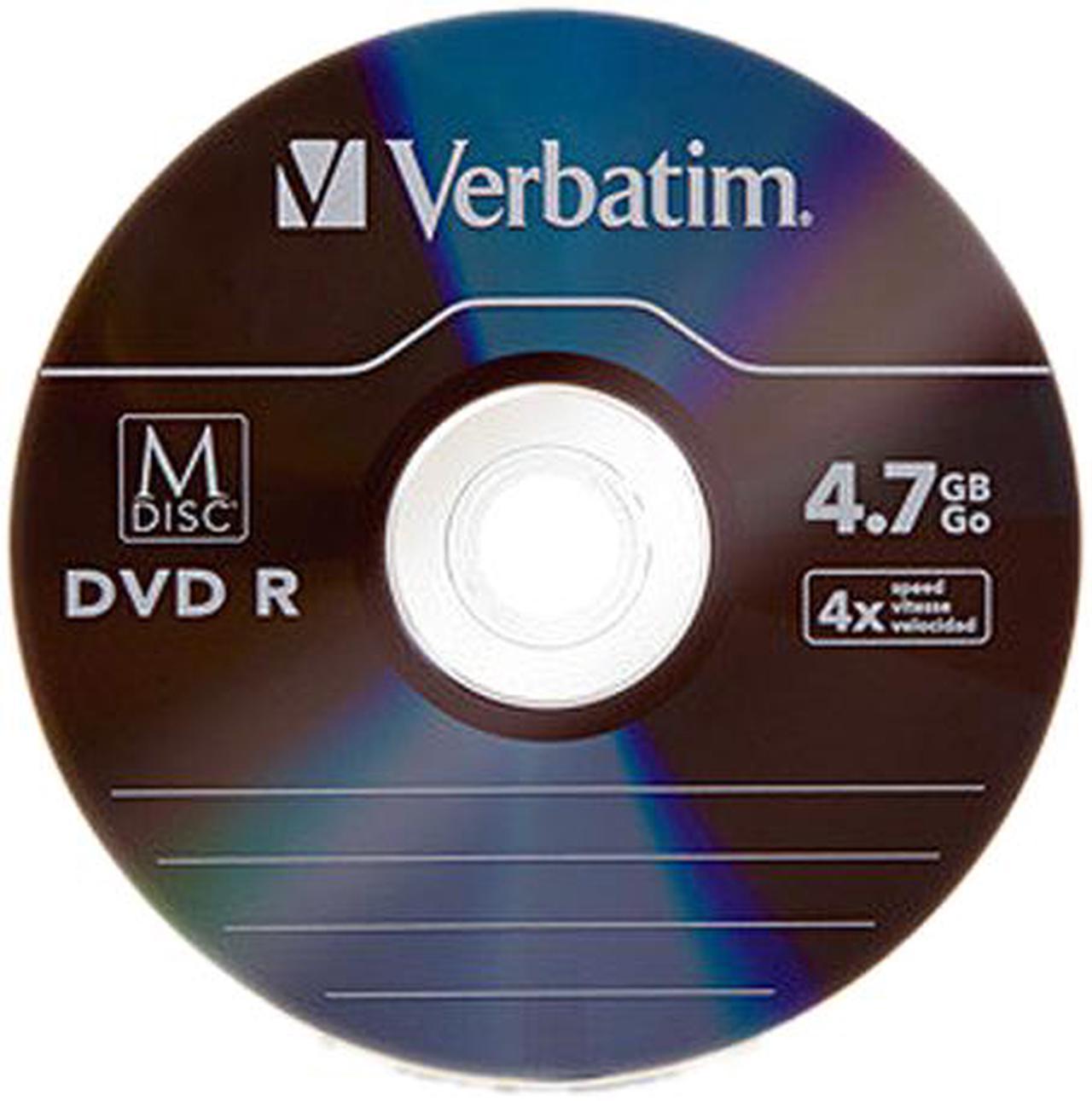 Verbatim M-Disc DVD-R 4.7GB 4X with Branded Surface - 5pk Jewel Case Model 98899