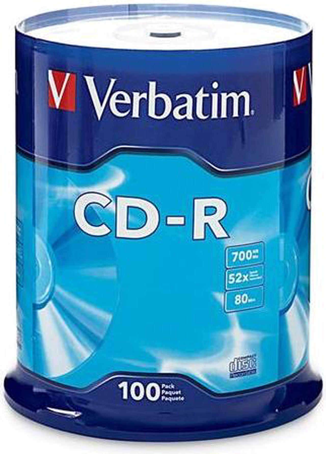 Verbatim 700MB 52X CD-R 100 Packs Spindle Disc Model 94554