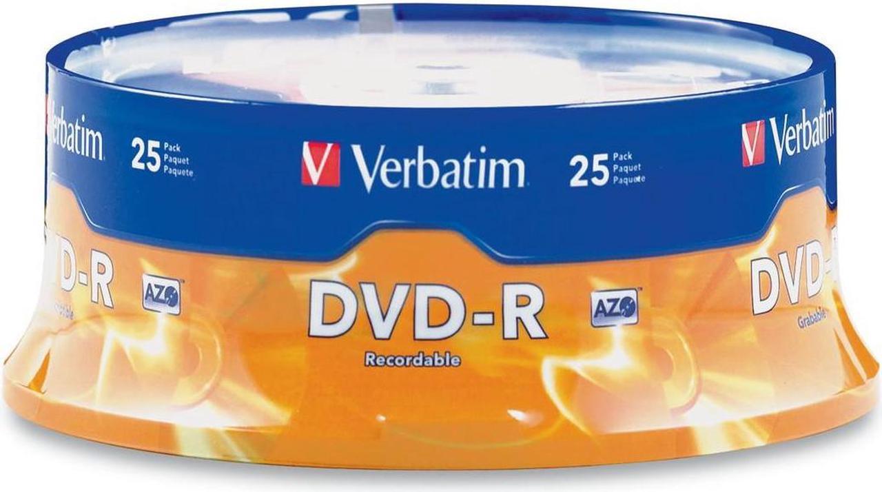 Verbatim AZO 4.7GB 16X DVD-R 25 Packs Disc - Model 95058