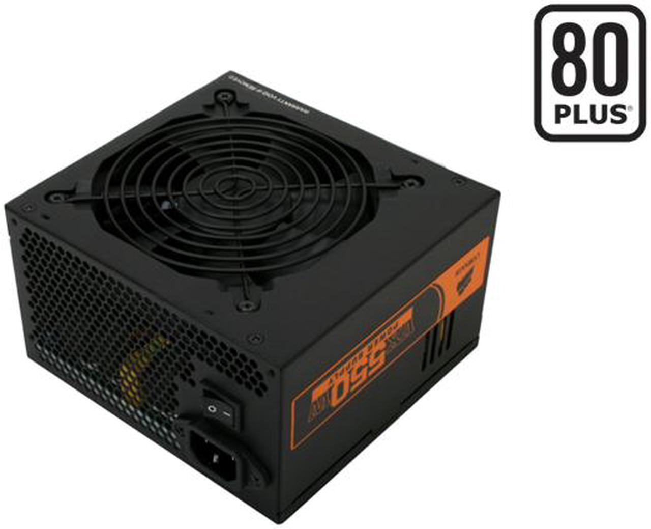 Main image of CORSAIR Enthusiast Series CMPSU-550VX 550 W ATX12V V2.2 SLI Ready CrossFire Ready 80 PLUS Certified Active PFC Compatible with Core i7 Power Supply
