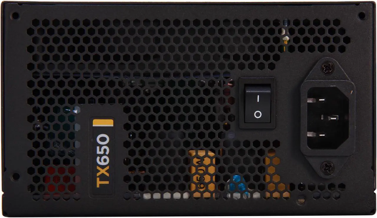Alt view image 2 of 7 - CORSAIR TX Series CMPSU-650TX 650 W ATX12V / EPS12V SLI Ready CrossFire Ready 80 PLUS BRONZE Certified Active PFC Compatible with Core i7 Power Supply & New 4th Gen CPU Certified Haswell Ready