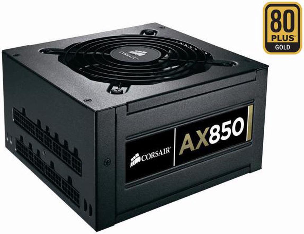 Main image of CORSAIR Professional Series Gold AX850 (CMPSU-850AX) 850 W ATX12V v2.31 / EPS12V v2.92 80 PLUS GOLD Certified Full Modular Active PFC Power Supply