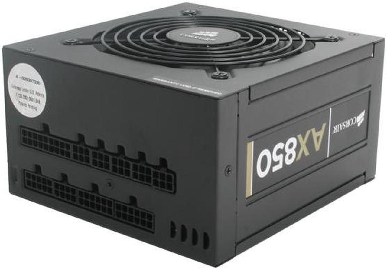 Alt view image 5 of 8 - CORSAIR Professional Series Gold AX850 (CMPSU-850AX) 850 W ATX12V v2.31 / EPS12V v2.92 80 PLUS GOLD Certified Full Modular Active PFC Power Supply