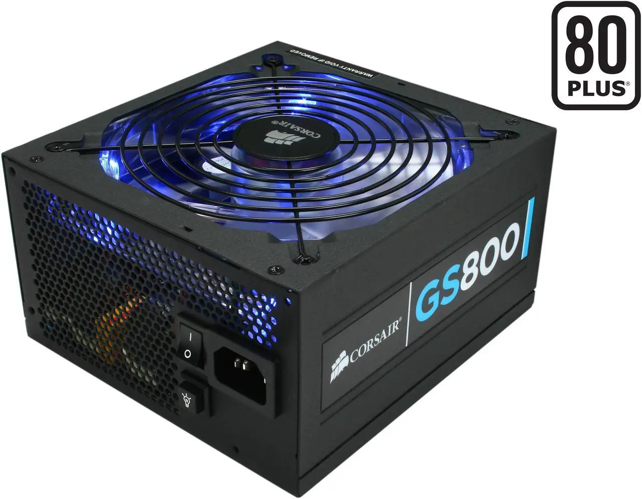 Main image of CORSAIR Gaming Series GS800 800 W ATX12V v2.3 SLI Ready CrossFire Ready 80 PLUS Certified Active PFC High Performance Power Supply