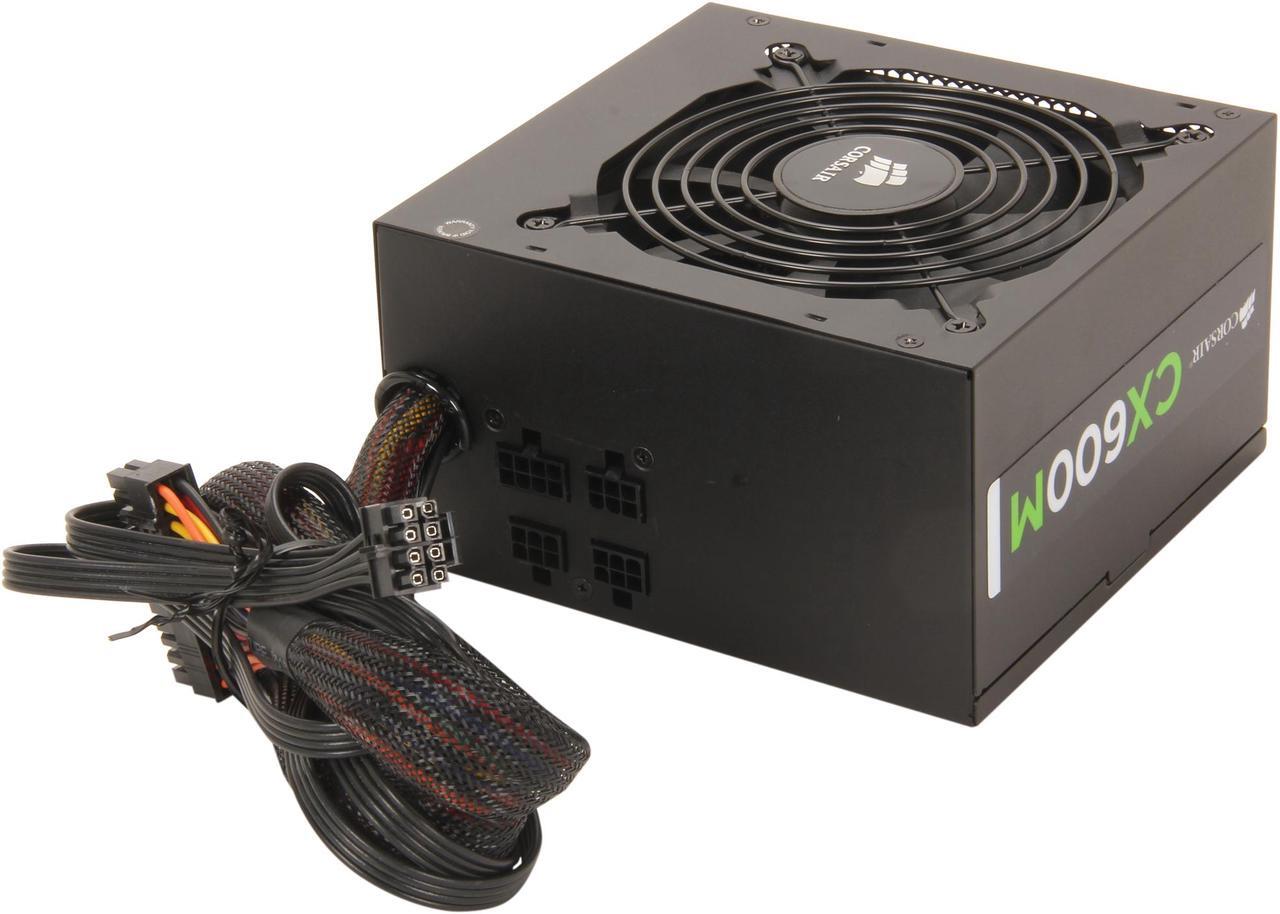 Alt view image 4 of 8 - CORSAIR CX-M series CX600M 600W 80 PLUS BRONZE Active PFC ATX12V & EPS12V Modular Power Supply
