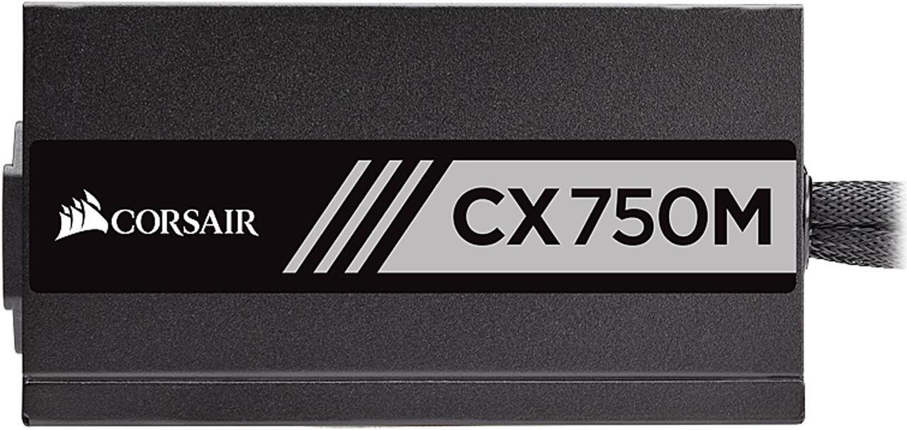Alt view image 3 of 9 - CORSAIR CX-M Series CX750M 750W 80 PLUS BRONZE Haswell Ready ATX12V & EPS12V Semi-modular Power Supply