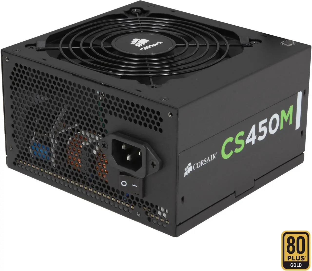 Main image of CORSAIR CSM Series CS450M 450 W ATX12V v2.4 and EPS 2.92 80 PLUS GOLD Certified Semi-Modular Active PFC Power Supply