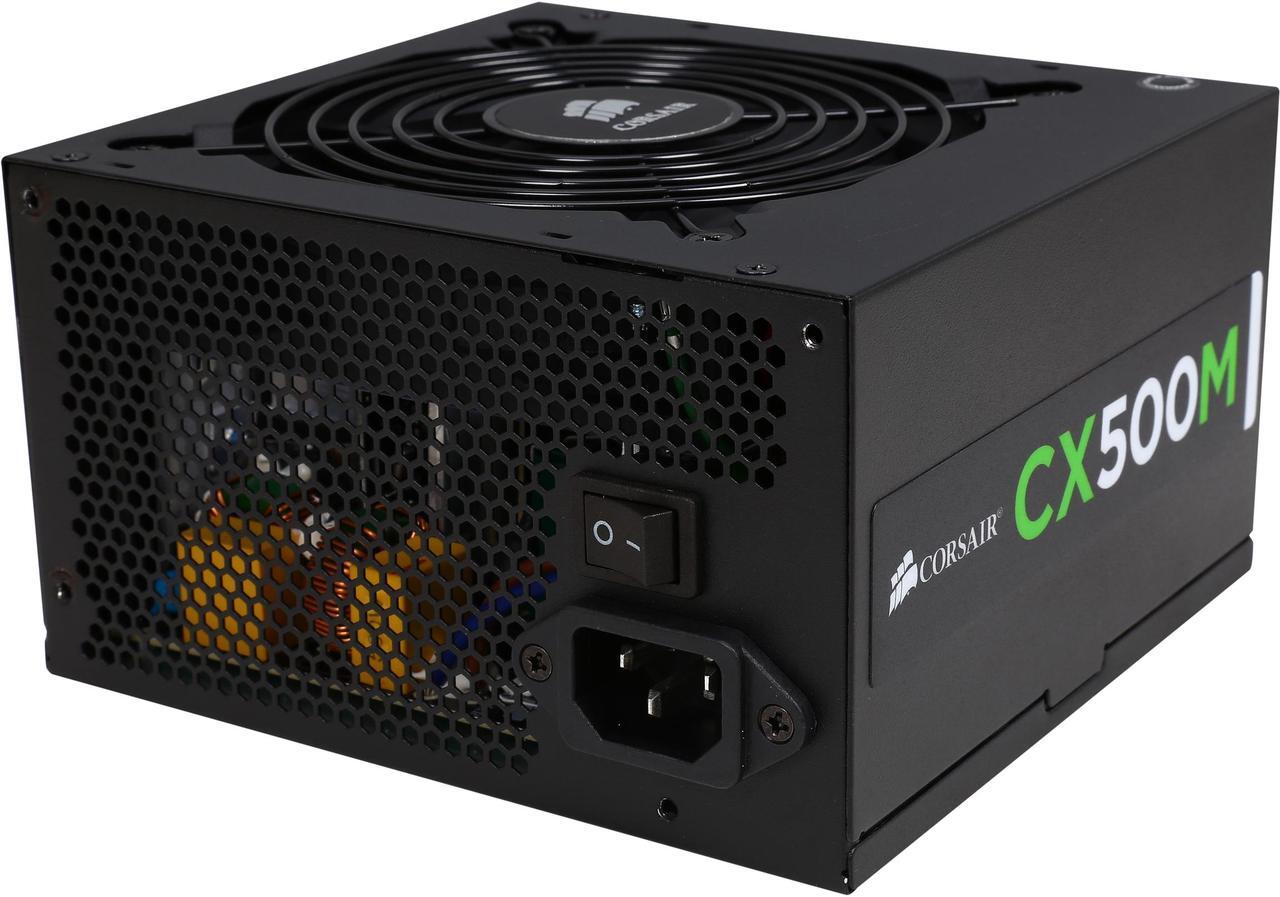 Main image of Corsair Certified CP-9020059-NA CXM series CX500M 500W ATX12V v2.3 SLI Ready CrossFire Ready 80 PLUS BRONZE Certified Modular Active PFC Power Supply