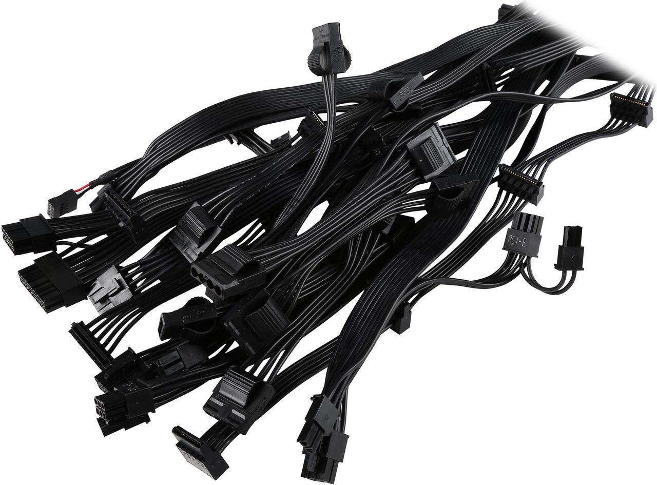 Alt view image 6 of 6 - CORSAIR HXi Series HX1200i 1200W 80 PLUS PLATINUM Haswell Ready Full Modular ATX12V & EPS12V SLI and Crossfire Ready Power Supply with C-Link Monitoring and Control