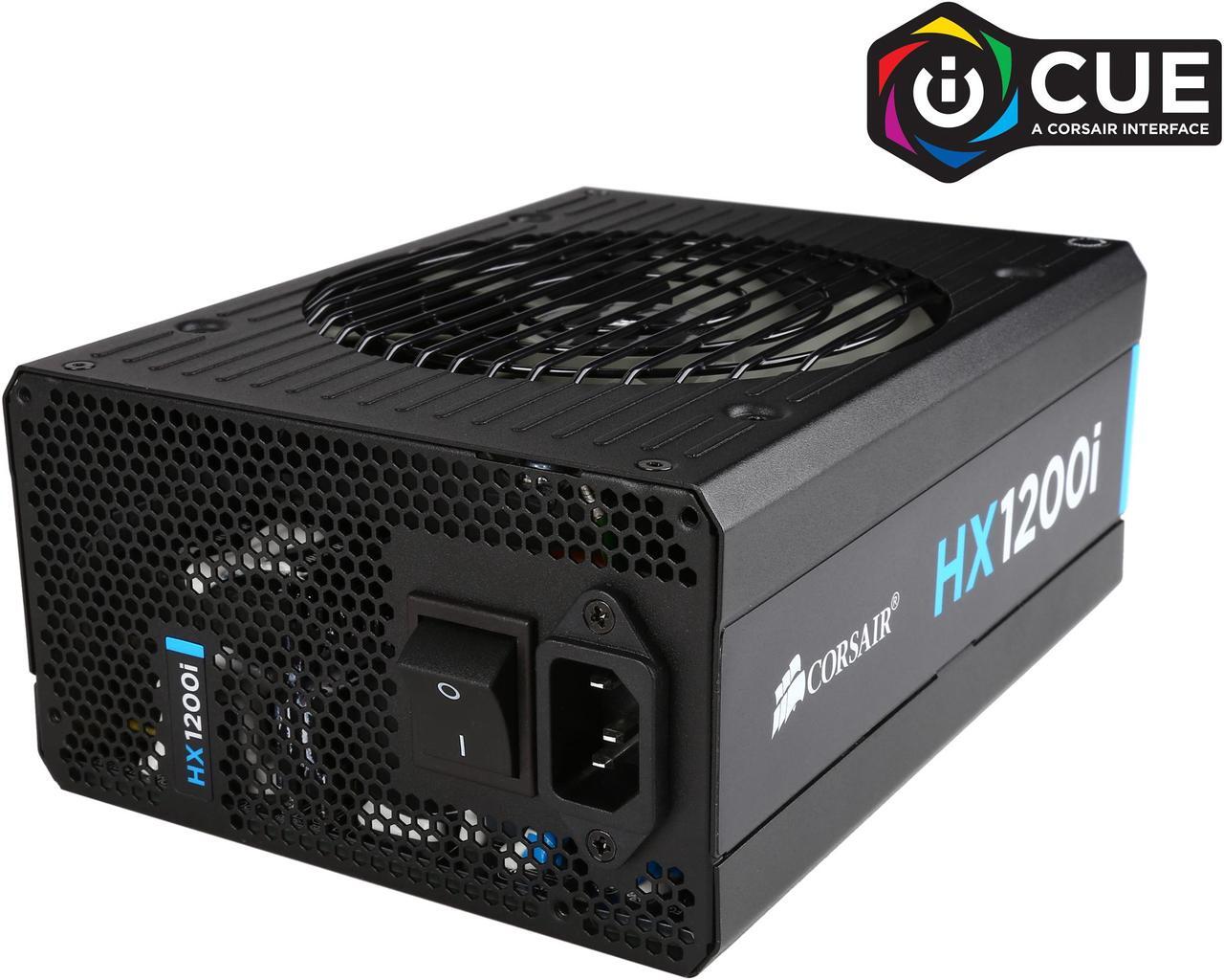 Main image of CORSAIR HXi Series HX1200i 1200W 80 PLUS PLATINUM Haswell Ready Full Modular ATX12V & EPS12V SLI and Crossfire Ready Power Supply with C-Link Monitoring and Control