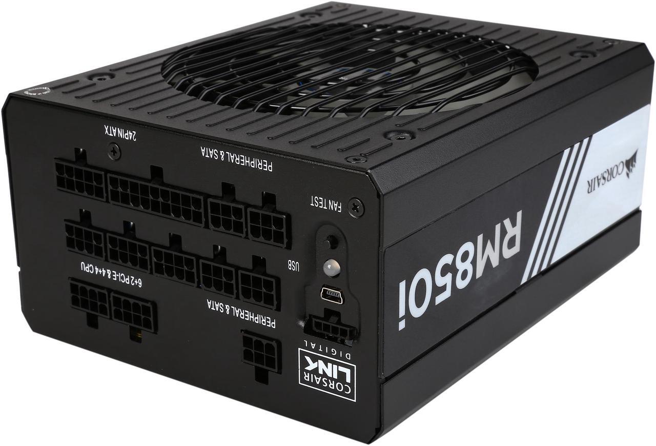 Alt view image 5 of 7 - CORSAIR RMi Series RM850i 850W 80 PLUS GOLD Haswell Ready Full Modular ATX12V & EPS12V SLI and Crossfire Ready Power Supply with C-Link Monitoring and Control