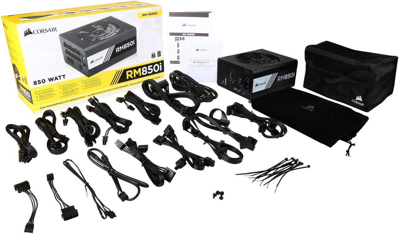 Alt view image 8 of 7 - CORSAIR RMi Series RM850i 850W 80 PLUS GOLD Haswell Ready Full Modular ATX12V & EPS12V SLI and Crossfire Ready Power Supply with C-Link Monitoring and Control