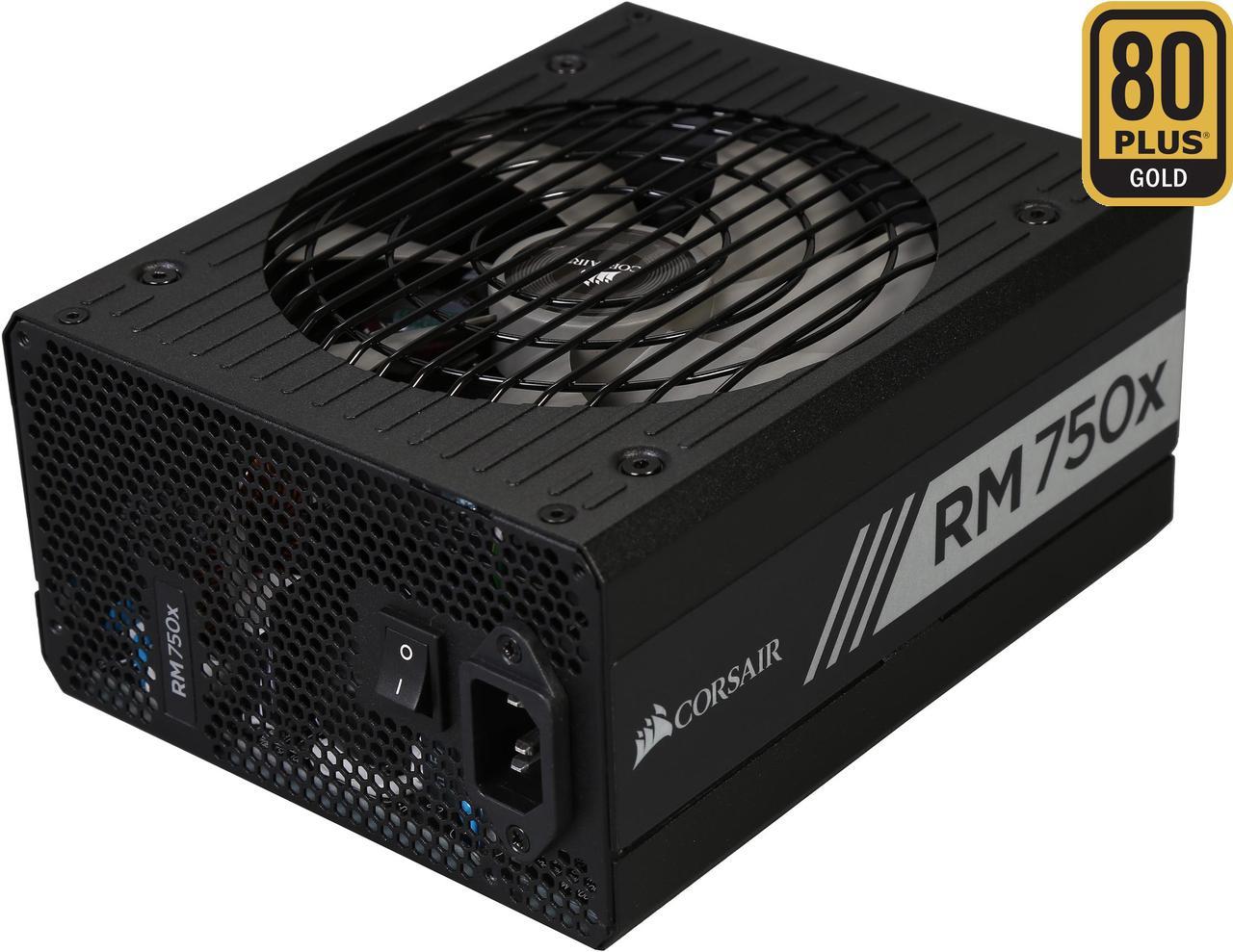 CORSAIR RMx Series RM750X 750W 80 PLUS GOLD Haswell Ready Full Modular ATX12V & EPS12V SLI and Crossfire Ready Power Supply