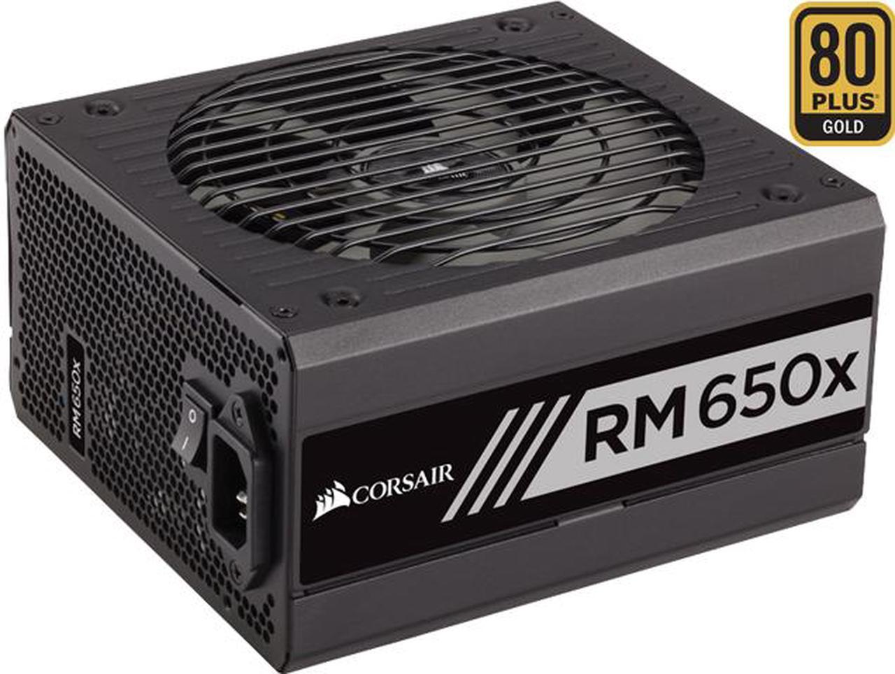 CORSAIR RMx Series RM650X 650W 80 PLUS GOLD Haswell Ready Full Modular ATX12V & EPS12V SLI and Crossfire Ready Power Supply