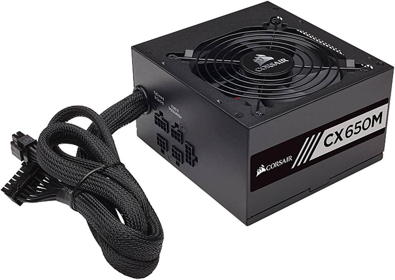 Alt view image 7 of 9 - CORSAIR CX-M Series CX650M 650W 80 PLUS BRONZE Haswell Ready ATX12V & EPS12V Semi-Modular Power Supply CP-9020103-NA