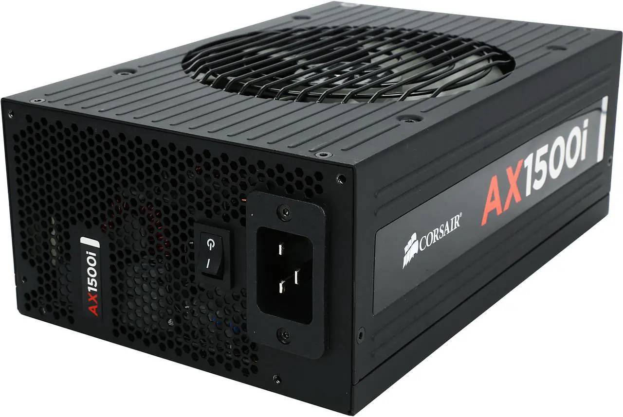 Main image of Corsair Certified AXi Series AX1500i 1500W SLI Ready CrossFire Ready 80 Plus Platinum Power Supply