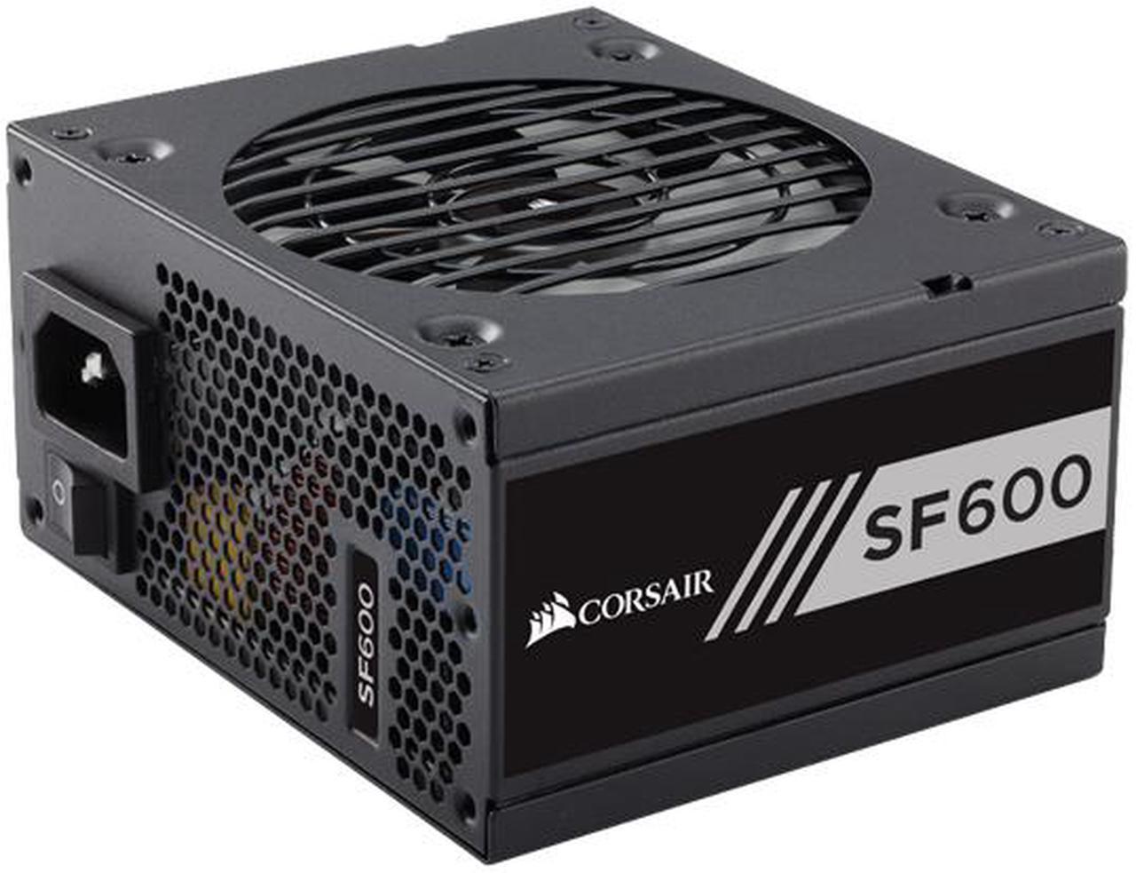 Alt view image 3 of 7 - CORSAIR SF Series SF600 600W 80 PLUS GOLD Active PFC Haswell Ready SFX SFX12V Micro ATX Full Modular Power Supply CP-9020105-NA