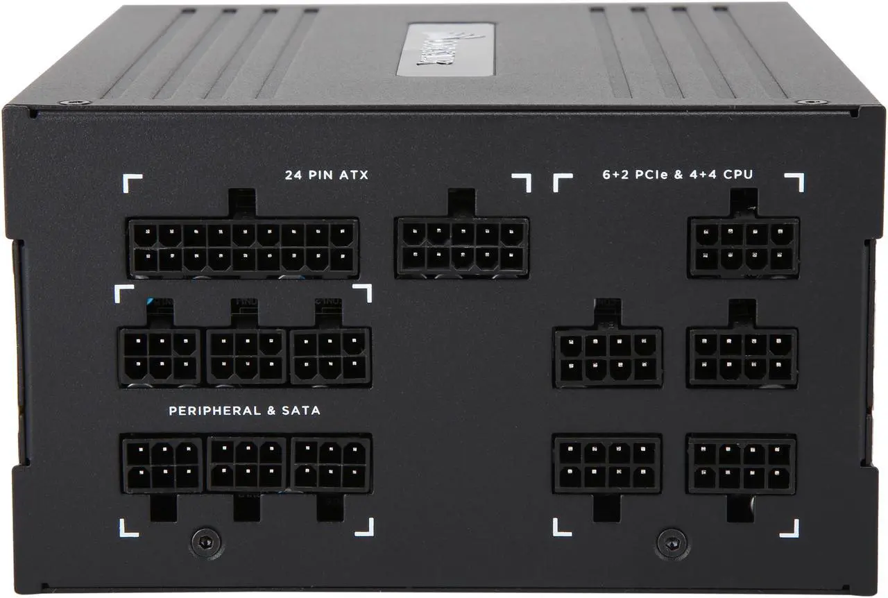 Alt view image 4 of 7 - CORSAIR AX Series AX850 CP-9020151-NA 850 W ATX12V 80 PLUS TITANIUM Certified Full Modular Power Supply