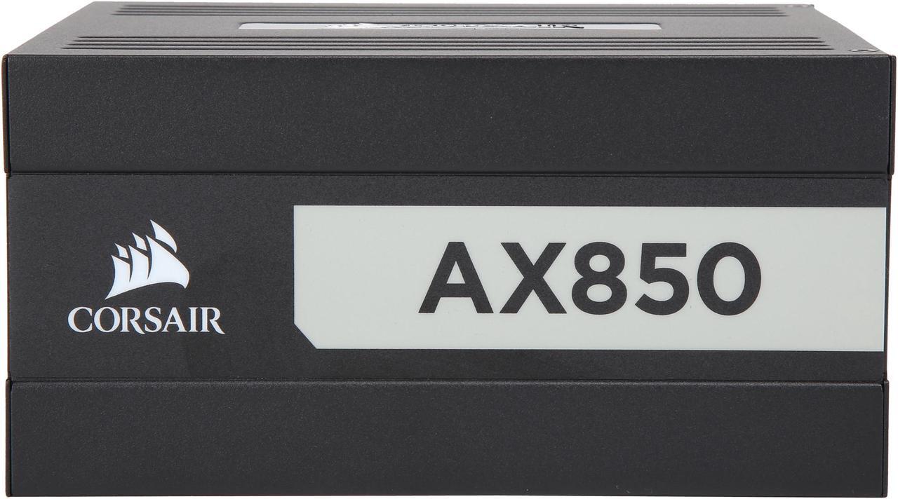 Alt view image 5 of 7 - CORSAIR AX Series AX850 CP-9020151-NA 850 W ATX12V 80 PLUS TITANIUM Certified Full Modular Power Supply