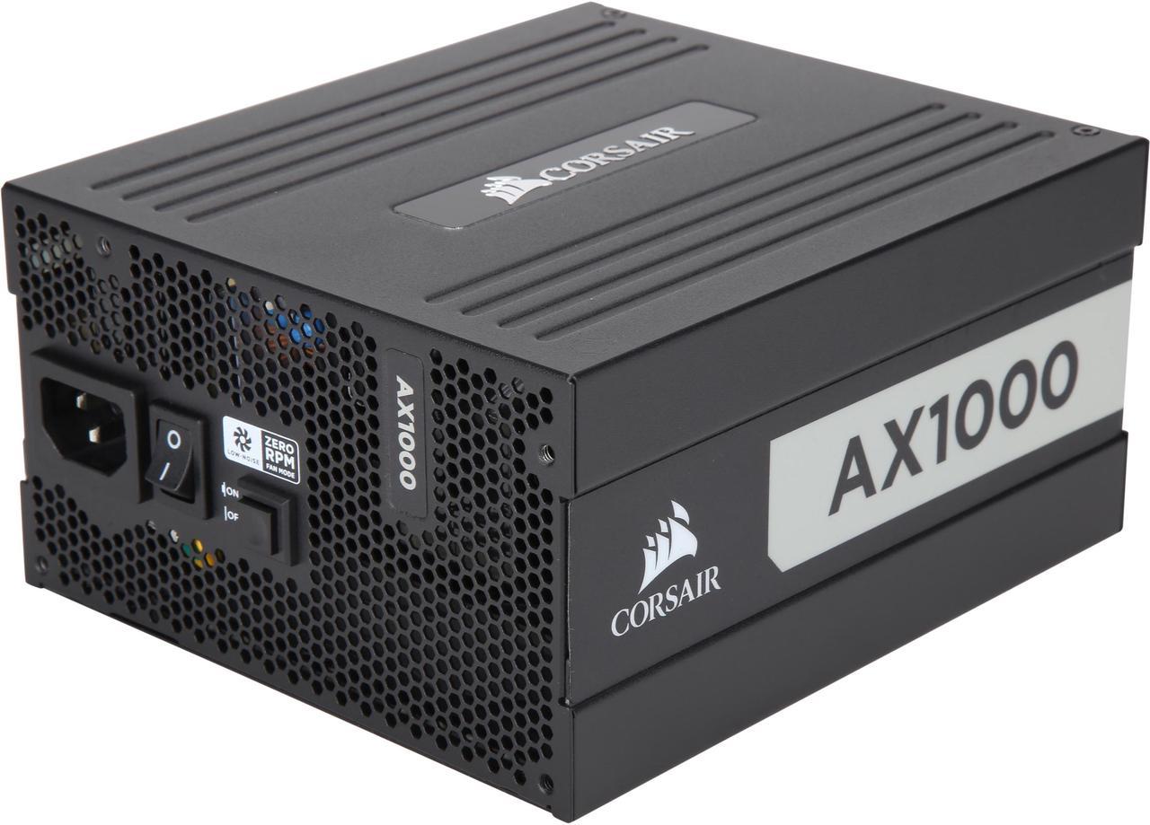 CORSAIR AX Series AX1000 CP-9020152-NA 1000 W ATX12V 80 PLUS TITANIUM Certified Full Modular Power Supply