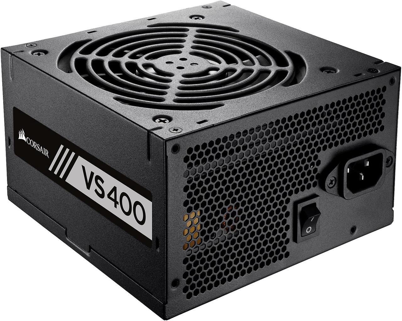 CORSAIR VS Series VS400 (CP-9020117-NA) 400W ATX12V / EPS12V 80 PLUS Certified Active PFC Power Supply