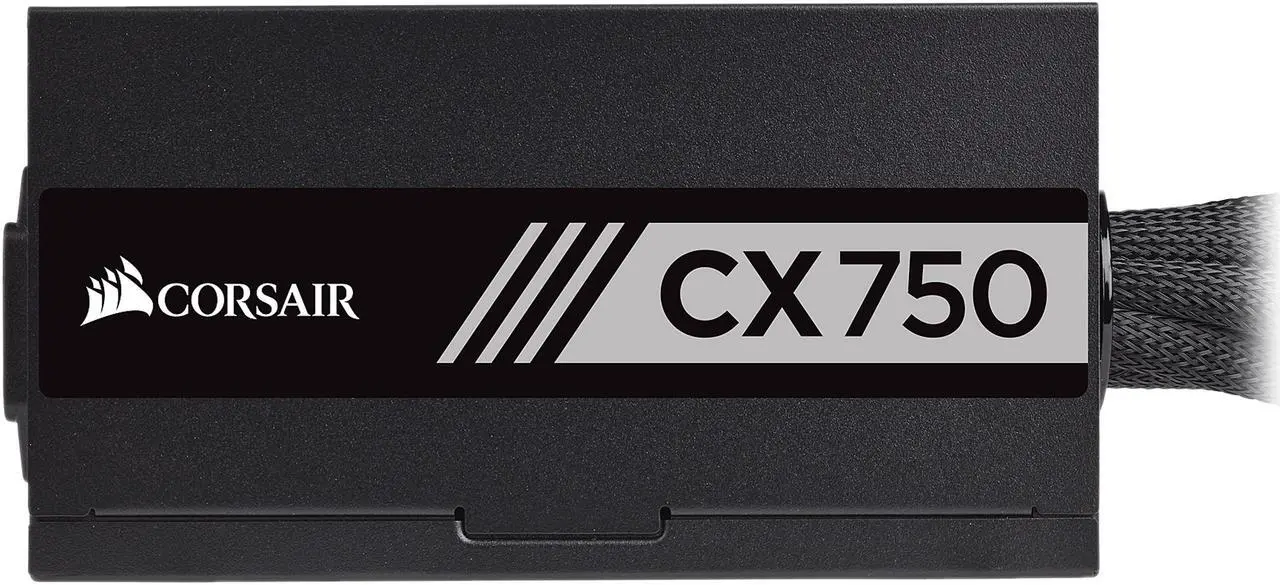 Alt view image 3 of 8 - CORSAIR CX Series CX750 (New) CP-9020123-NA 750 W ATX12V 80 PLUS BRONZE Certified Non-Modular Active PFC Power Supply
