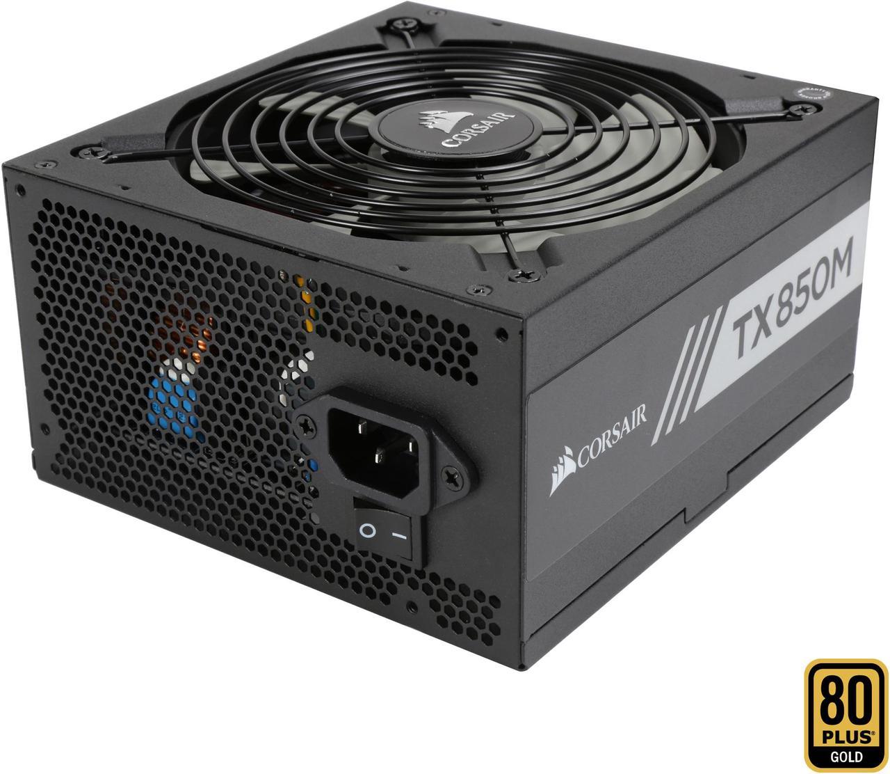 CORSAIR TX-M Series TX850M CP-9020130-NA 850 W ATX12V v2.4 / EPS 2.92 80 PLUS GOLD Certified Semi-Modular Power Supply