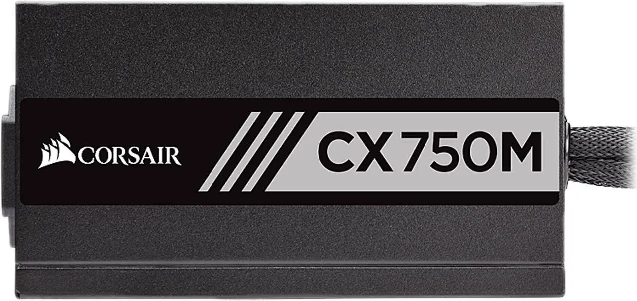 Alt view image 2 of 10 - CORSAIR CX750M V2 (2017 Edition) CP-9020154-NA 750 W ATX12V v2.4 / EPS12V 2.92 80 PLUS BRONZE Certified Semi-Modular Active PFC PFC Power Supply