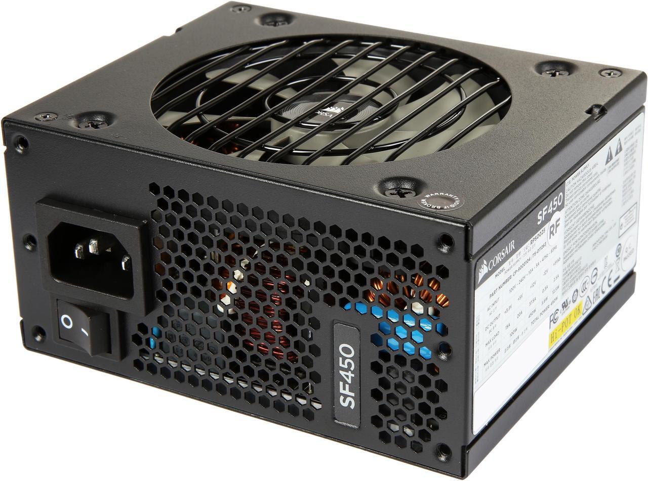 Main image of Corsair Certified CP-9020104-NA SF Series SF450 450W 80 PLUS GOLD Active PFC Haswell Ready SFX SFX12V Micro ATX Full Modular Power Supply
