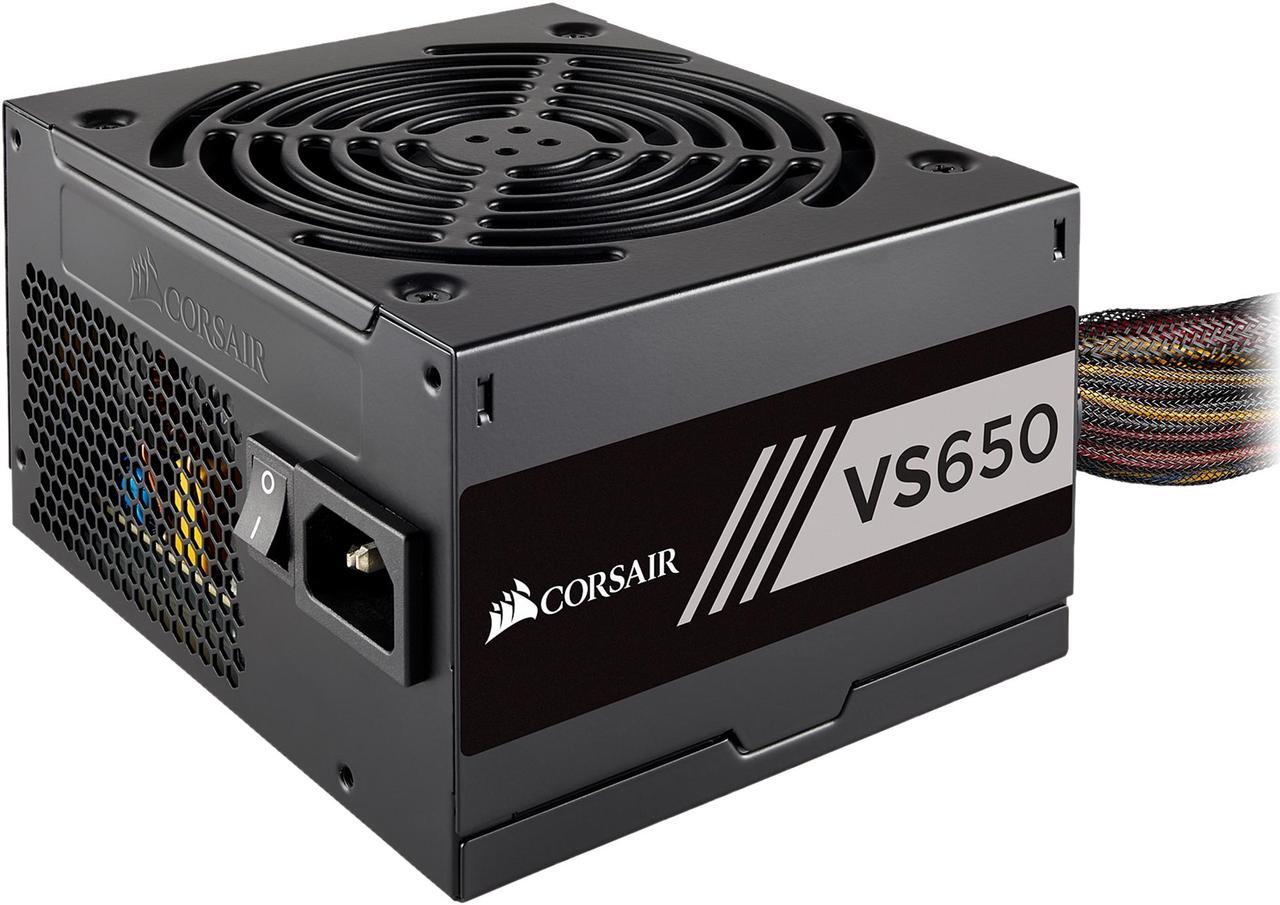 Alt view image 4 of 8 - CORSAIR VS Series, VS650, 650 Watt (650W), Active PFC, 80 PLUS White Certified Power Supply