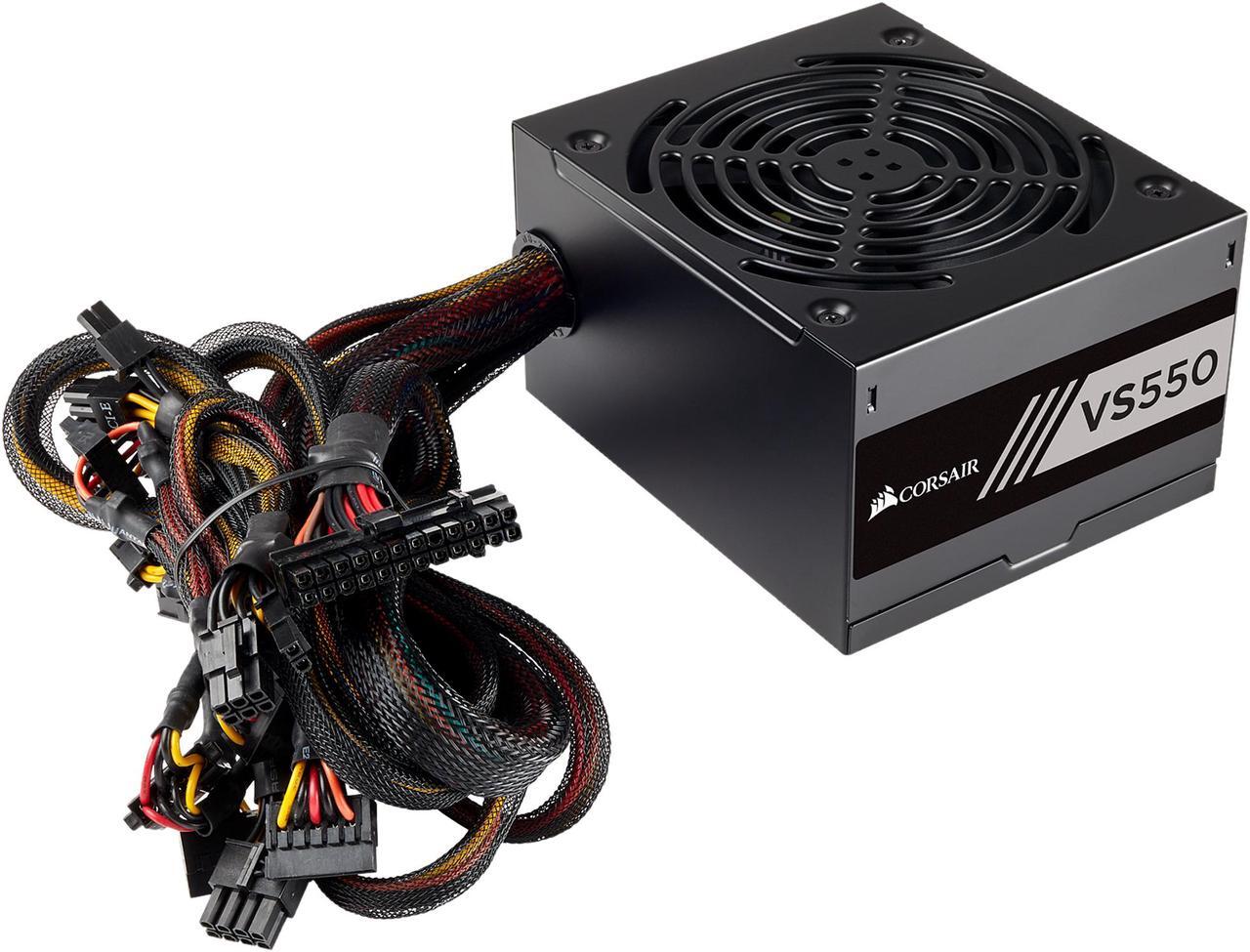 Alt view image 7 of 8 - CORSAIR VS Series VS550, 550W, Active PFC, 80 PLUS White Certified Power Supply