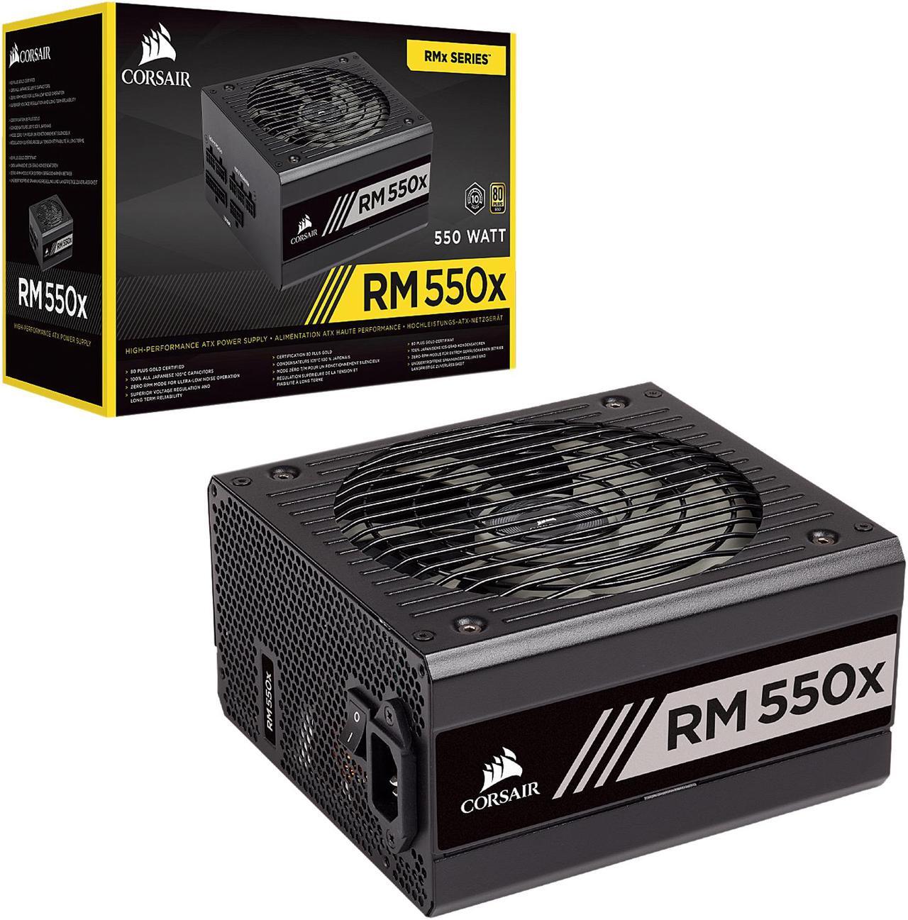 Alt view image 7 of 8 - CORSAIR RMx Series RM550x CP-9020177-NA 550 W ATX12V / EPS12V 80 PLUS GOLD Certified Full Modular Power Supply