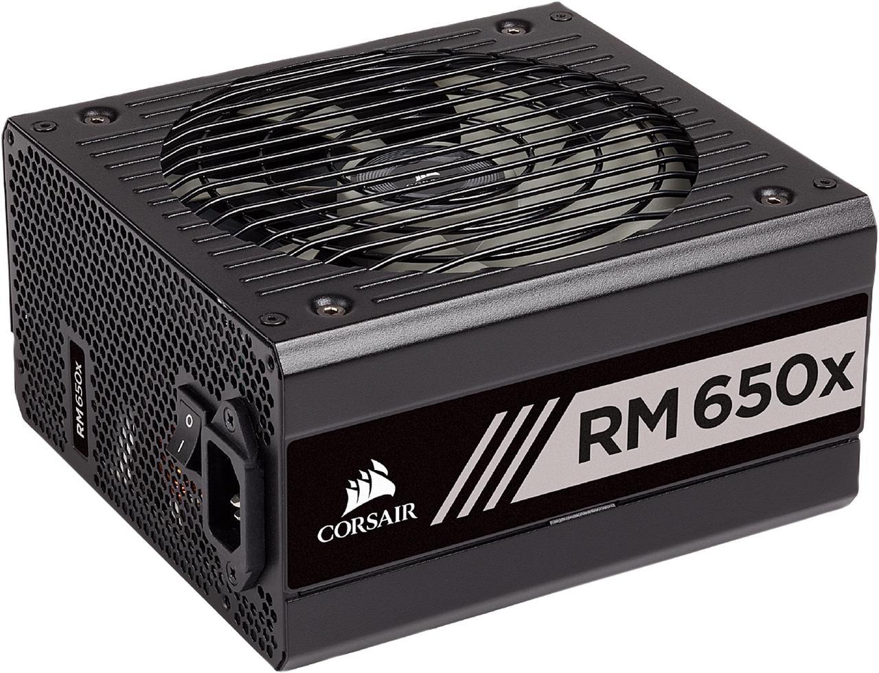 CORSAIR RMx Series RM650x 2018 CP-9020178-NA 650 W ATX12V / EPS12V 80 PLUS GOLD Certified Full Modular Power Supply