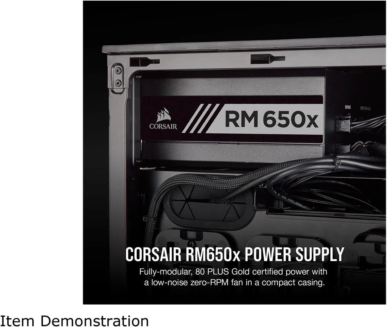 Alt view image 2 of 8 - CORSAIR RMx Series RM650x 2018 CP-9020178-NA 650 W ATX12V / EPS12V 80 PLUS GOLD Certified Full Modular Power Supply