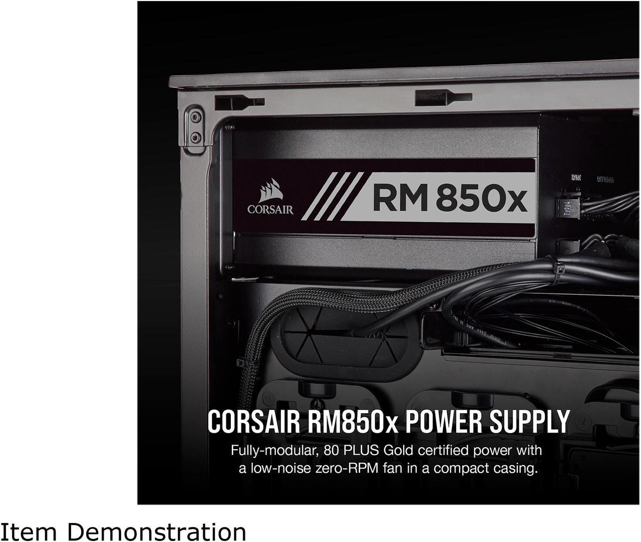 Alt view image 3 of 6 - CORSAIR RMx Series RM850x CP-9020180-NA 850 W ATX12V / EPS12V 80 PLUS GOLD Certified Full Modular Power Supply
