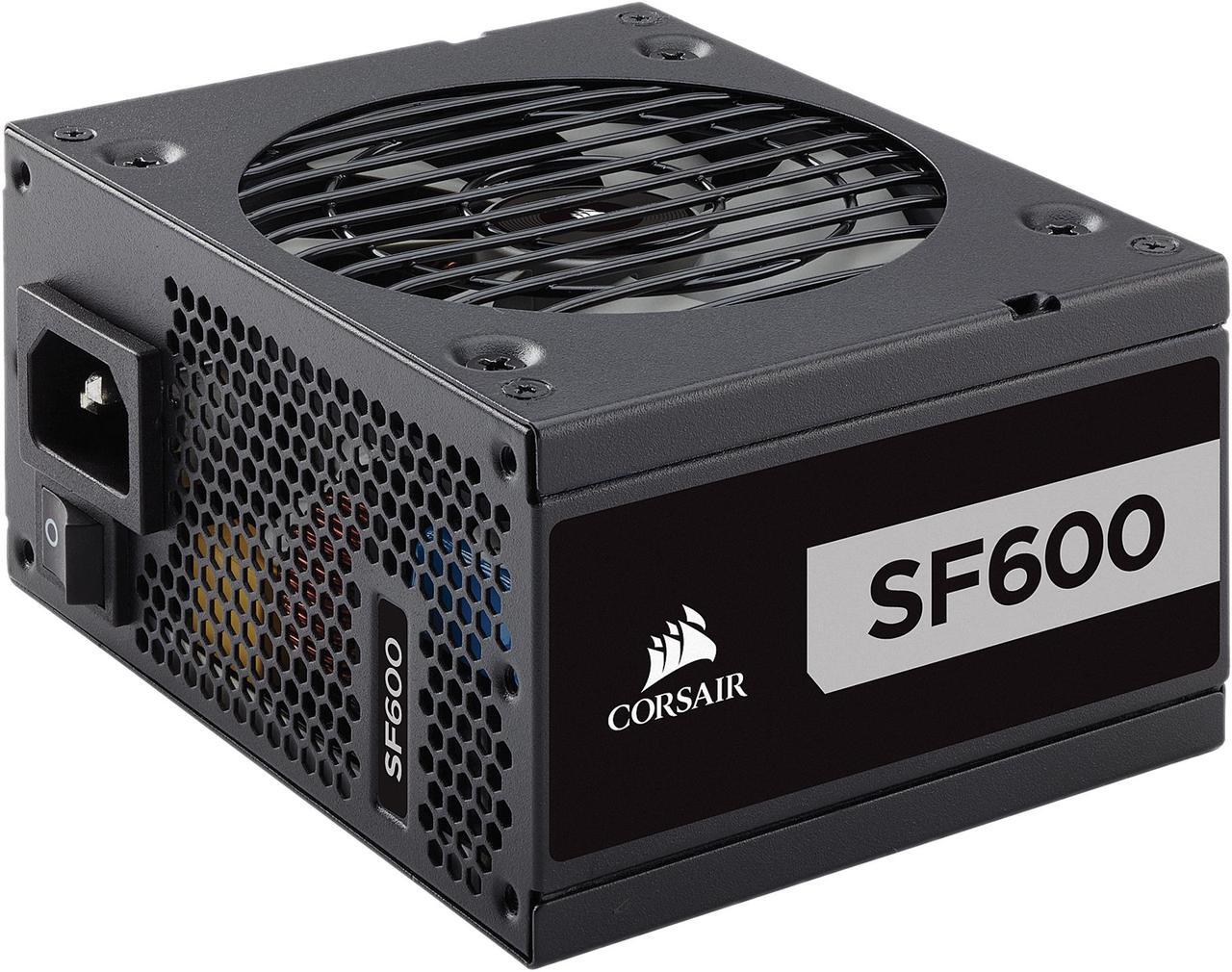 Alt view image 2 of 11 - CORSAIR SF Series SF600 CP-9020182-NA 600 W SFX 80 PLUS PLATINUM Certified Full Modular Power Supply