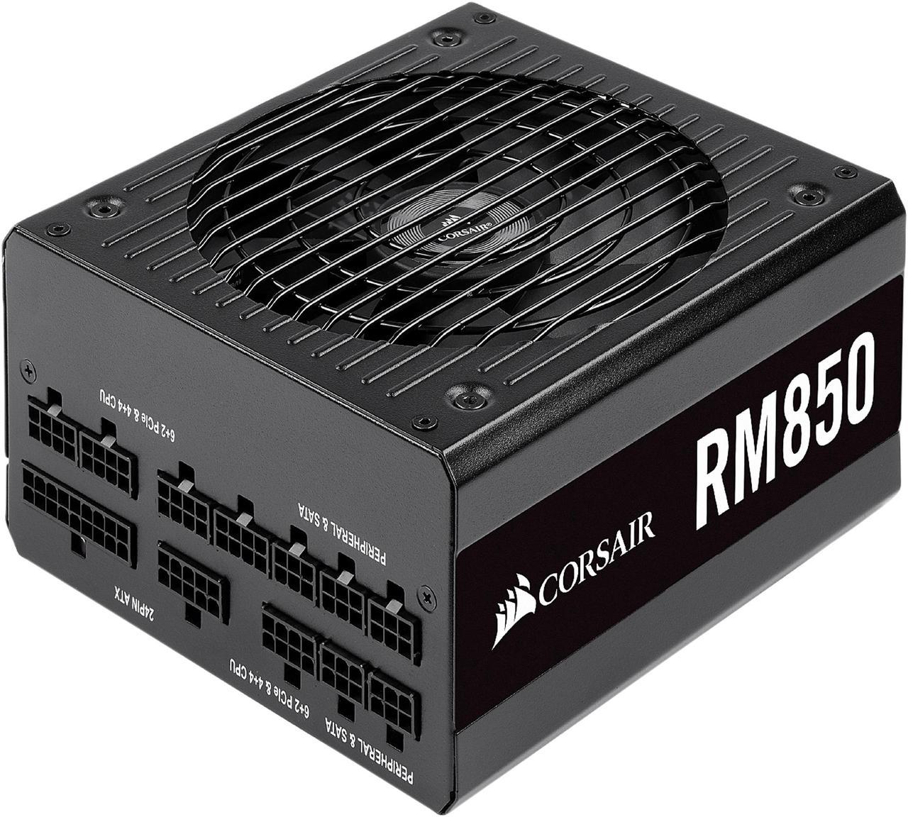 CORSAIR RM Series RM850 CP-9020196-NA 850 W ATX12V / EPS12V SLI Ready CrossFire Ready 80 PLUS GOLD Certified Full Modular SLI CrossFire Power Supply