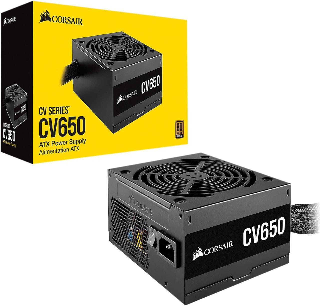 Alt view image 8 of 8 - CORSAIR CV Series CV650 CP-9020211-NA 650 W ATX12V 80 PLUS BRONZE Certified Non-Modular Power Supply