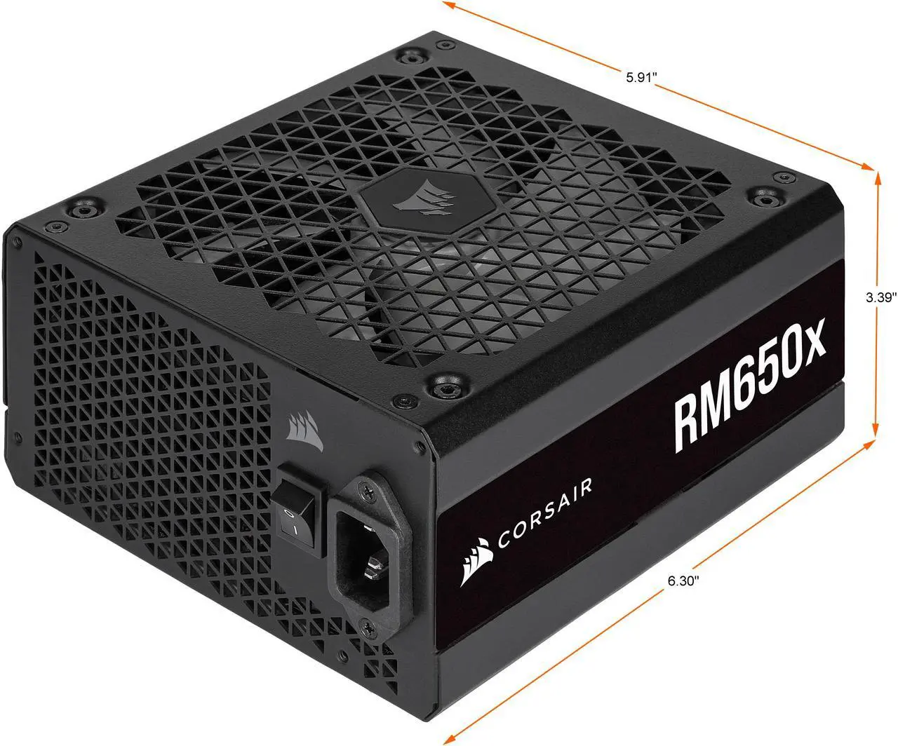 Alt view image 4 of 12 - CORSAIR RMx Series (2021) RM650x CP-9020198-NA 650 W ATX12V / EPS12V 80 PLUS GOLD Certified Full Modular Power Supply