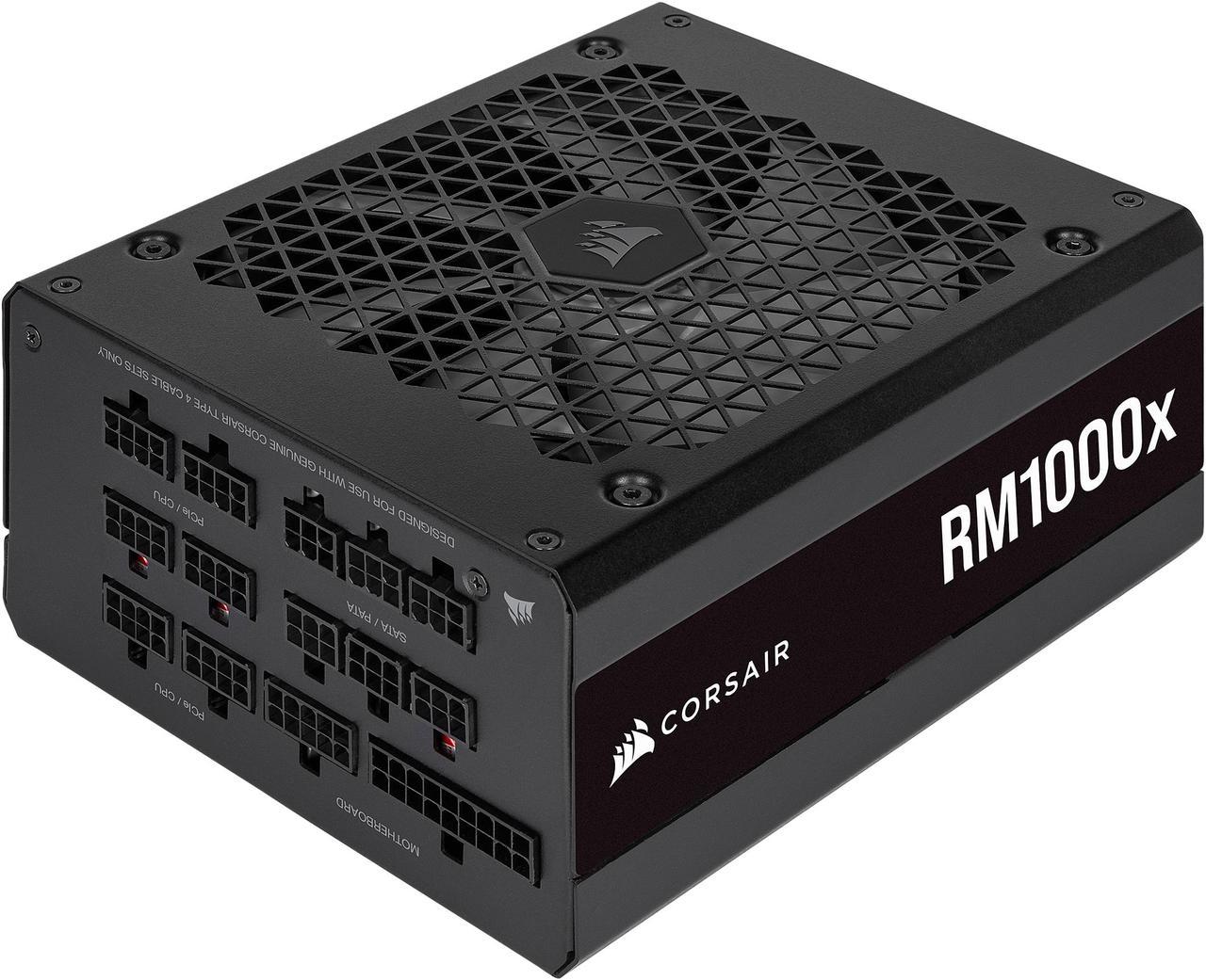 CORSAIR RMx Series (2021) RM1000x CP-9020201-NA 1000 W ATX12V / EPS12V SLI Ready CrossFire Ready 80 PLUS GOLD Certified Full Modular Active PFC Power Supply