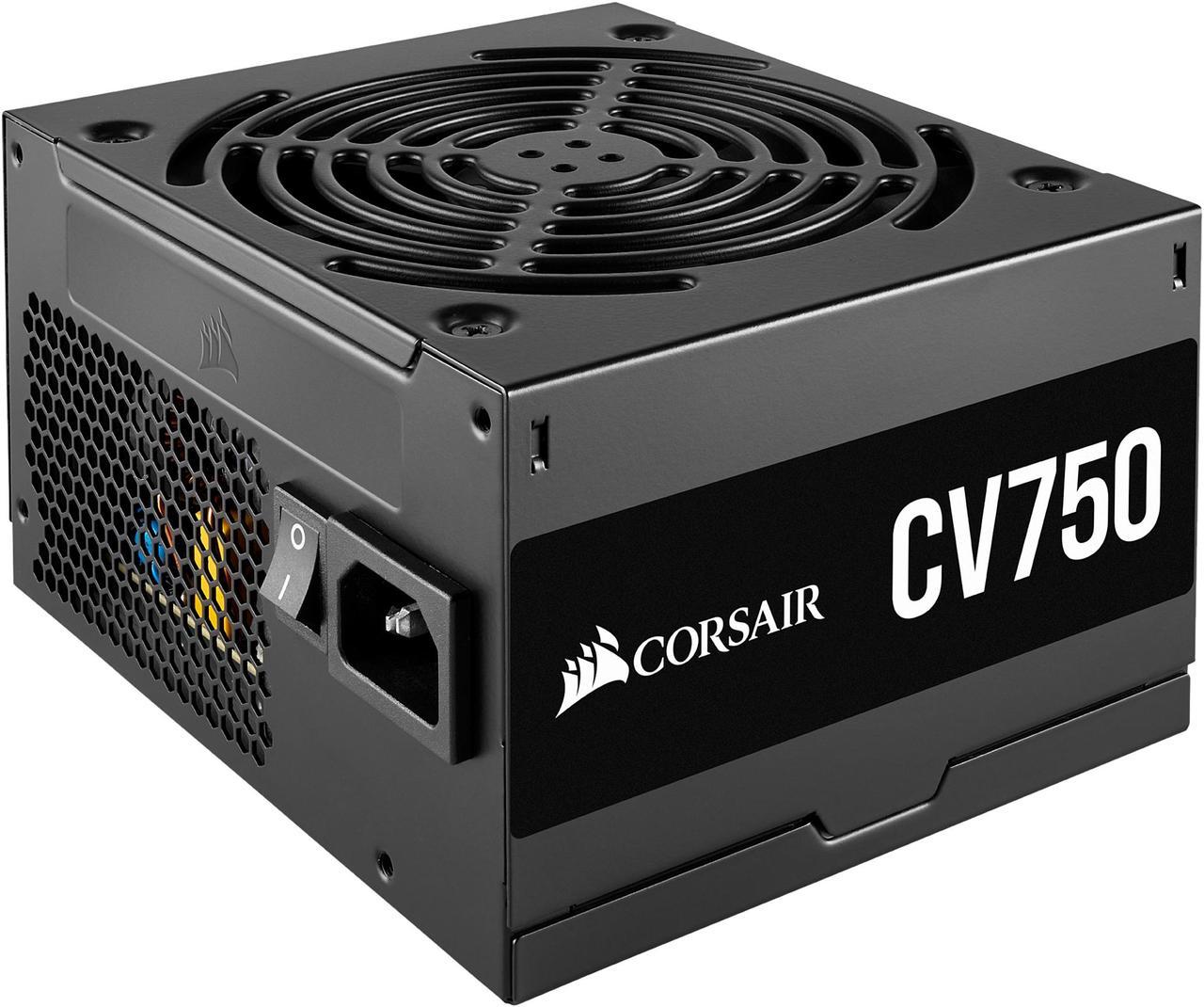 CORSAIR CV series CP-9020237-NA 750W ATX12V / EPS12V 80 PLUS BRONZE Certified Non-Modular CV750 80 PLUS Bronze ATX Power Supply