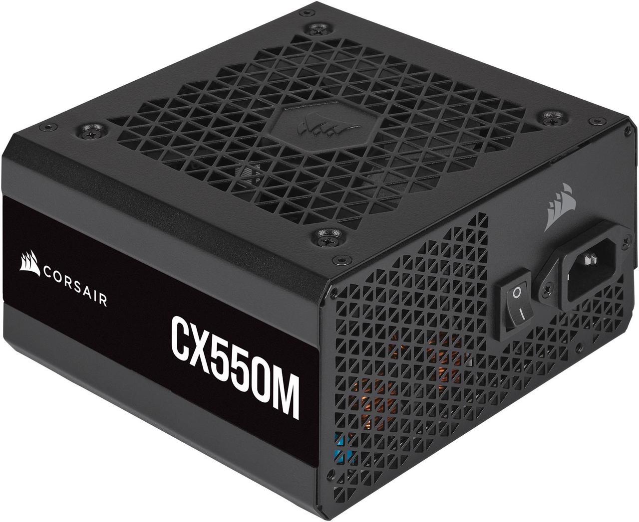 Alt view image 2 of 12 - CORSAIR CX-M Series CX550M 550 W ATX 80 PLUS BRONZE Certified Semi-Modular Power Supply