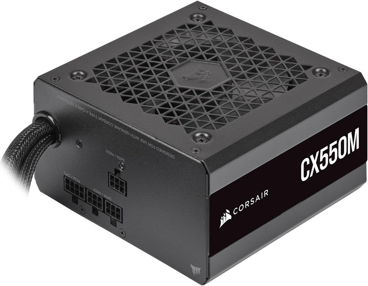 Alt view image 4 of 12 - CORSAIR CX-M Series CX550M 550 W ATX 80 PLUS BRONZE Certified Semi-Modular Power Supply