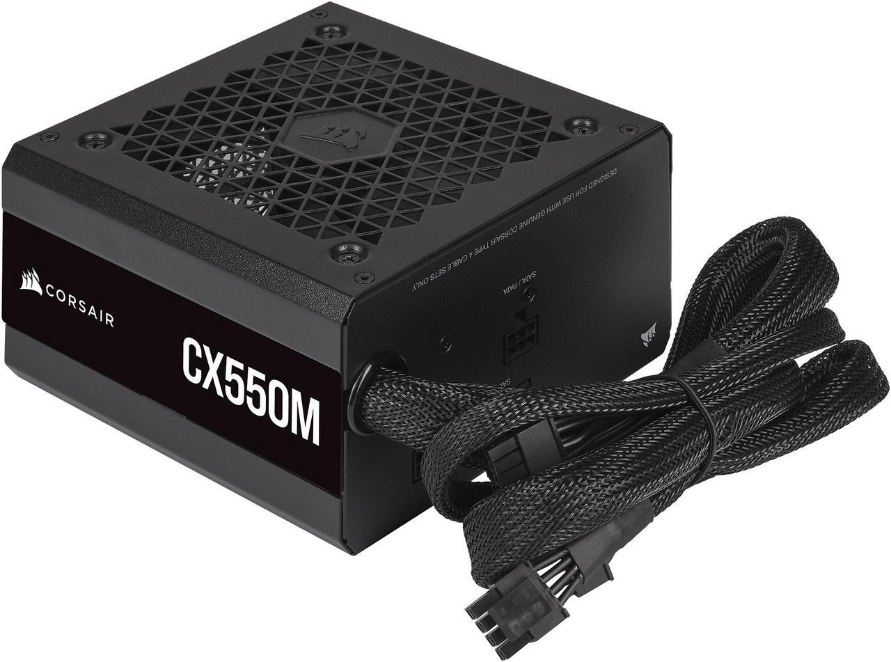 Alt view image 12 of 12 - CORSAIR CX-M Series CX550M 550 W ATX 80 PLUS BRONZE Certified Semi-Modular Power Supply