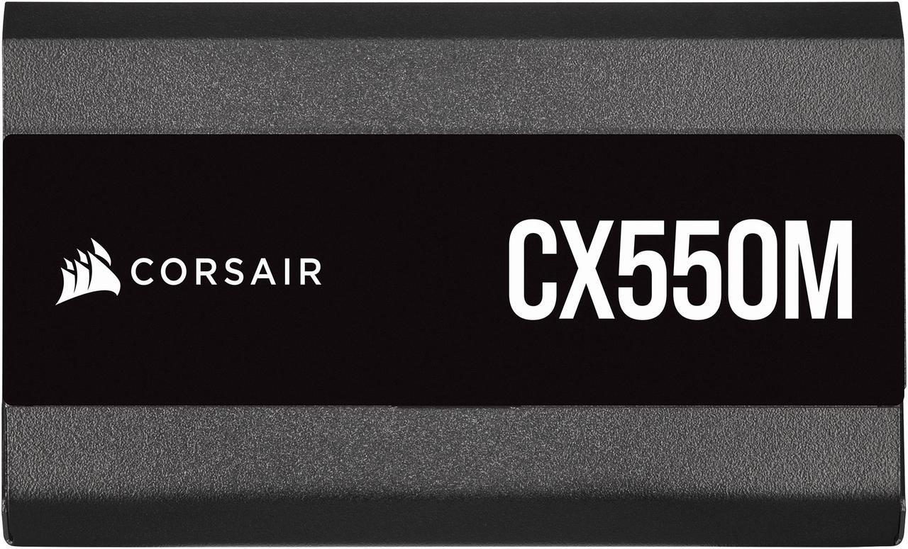 Alt view image 9 of 12 - CORSAIR CX-M Series CX550M 550 W ATX 80 PLUS BRONZE Certified Semi-Modular Power Supply